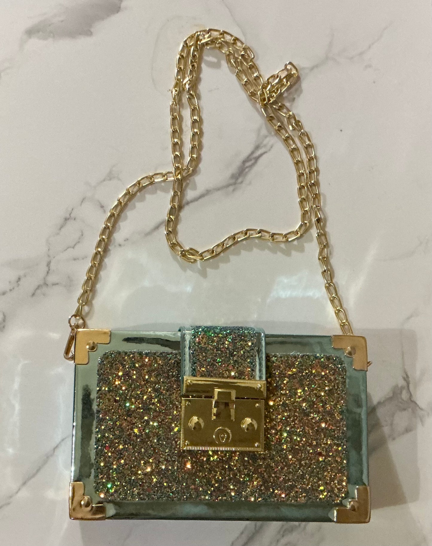 Glitter Chain Handbag